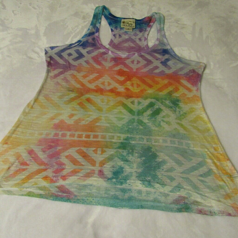 2/10 Colorful tribal print tank top